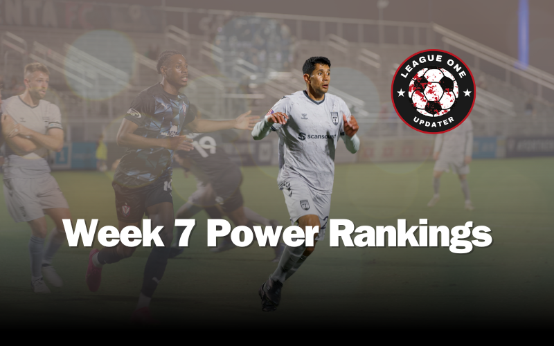 Usl League One Power Rankings Week League One Updater